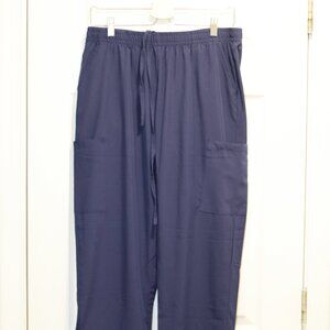Womens GT Navy Blue Scrubs Bottom L